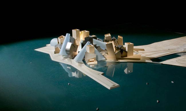 Фрэнк Гери (Frank Gehry): Музей Guggenheim в Абу-Даби, ОАЭ; Guggenheim Abu Dhabi (GAD), Abu Dhabi, United Arab Emirates (в процессе, срок завершения 2011)